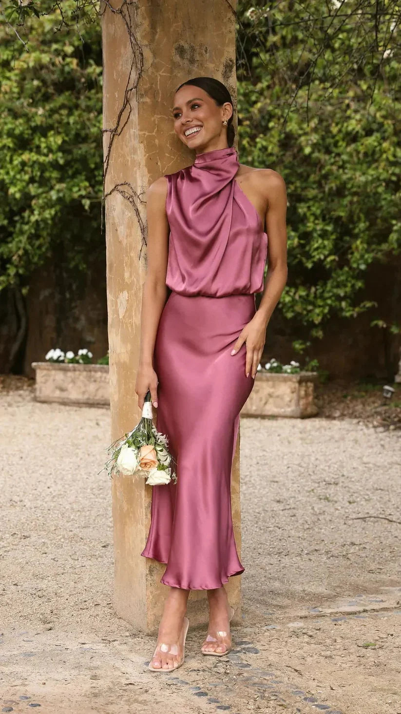 Zelda - Schlichtes One-Shoulder-Kleid