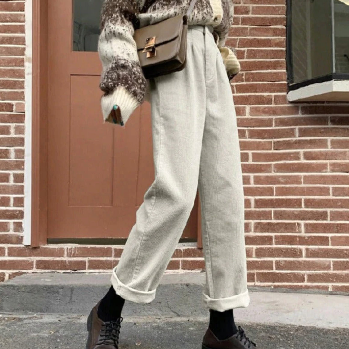 Cilly - Lässige Freizeithose Aus Cord
