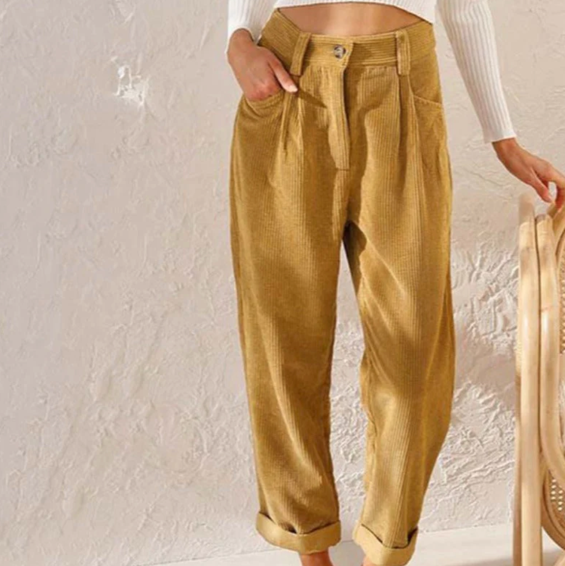 Cilly - Lässige Freizeithose Aus Cord