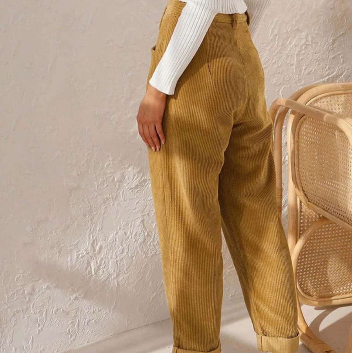 Cilly - Lässige Freizeithose Aus Cord