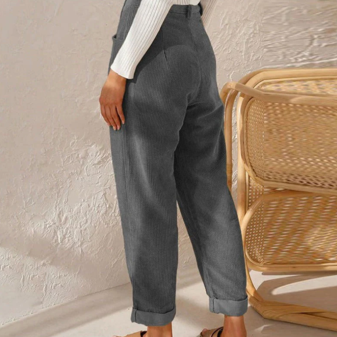 Cilly - Lässige Freizeithose Aus Cord