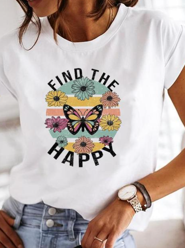Gudrun - Bedrucktes T-Shirt für Damen