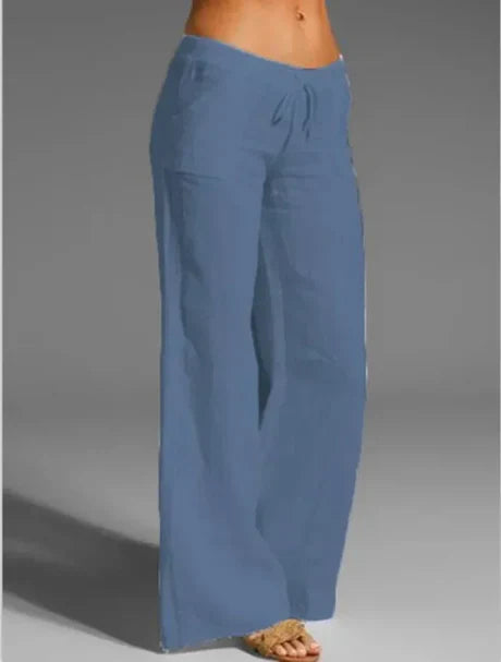 Kim - Weiße Leinenhose