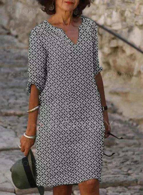 Edelina - Midi Kleid Für Damen