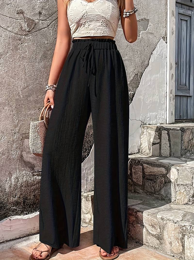 Dide - Lässige Hose Mit Weitem Beinbund