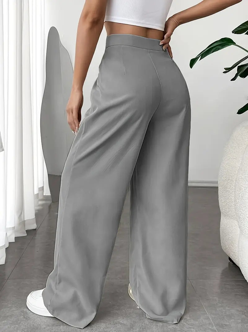 Jip - Stylische Lange Hose Mit Weitem Bein