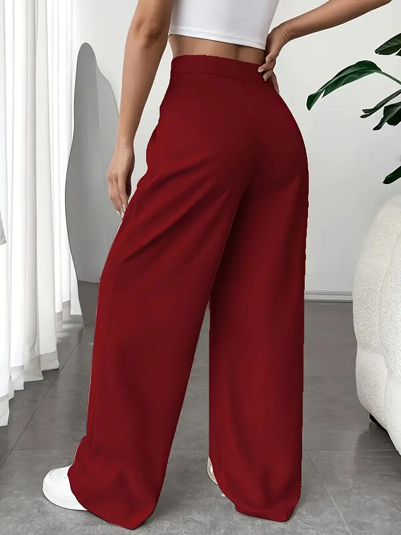 Jip - Stylische Lange Hose Mit Weitem Bein