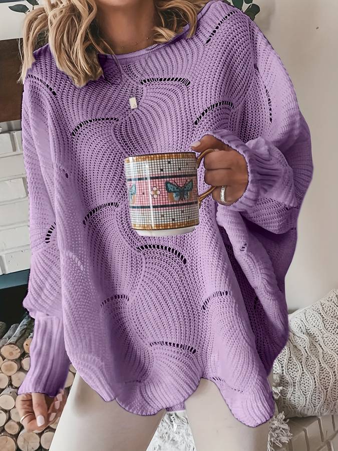 Marita - Schlichter, Lässiger Strickpullover