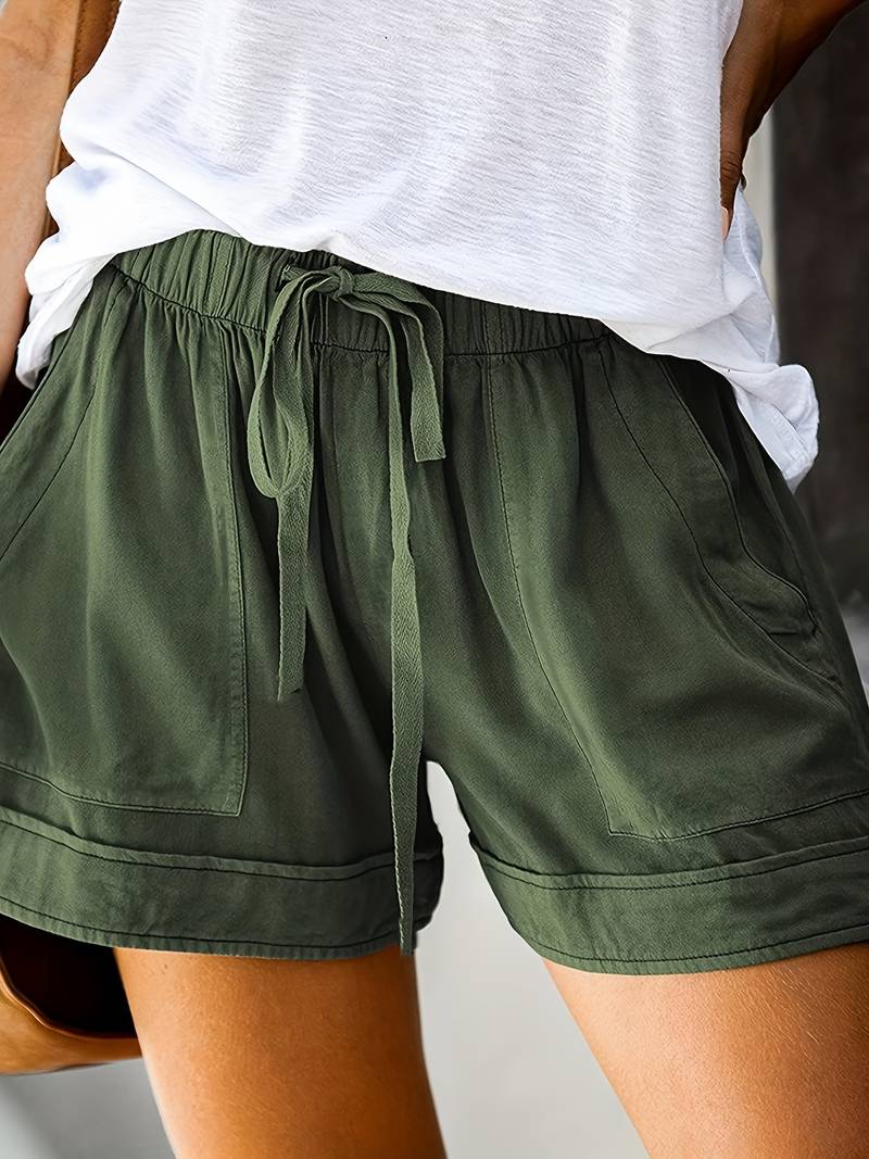 Cato - Shorts Mit Elastischem Bund Und Kordelzug Für Frühling/Sommer