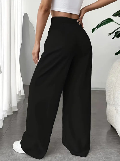 Jip - Stylische Lange Hose Mit Weitem Bein