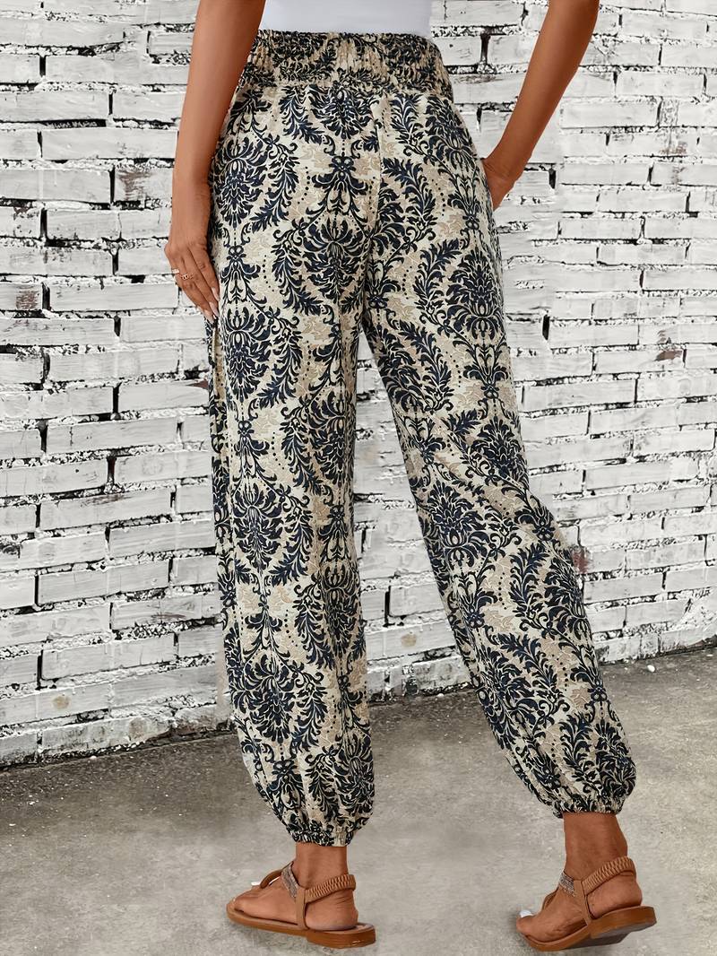 Hylke - Hose Mit Ethno-Grafikdruck Für Damen