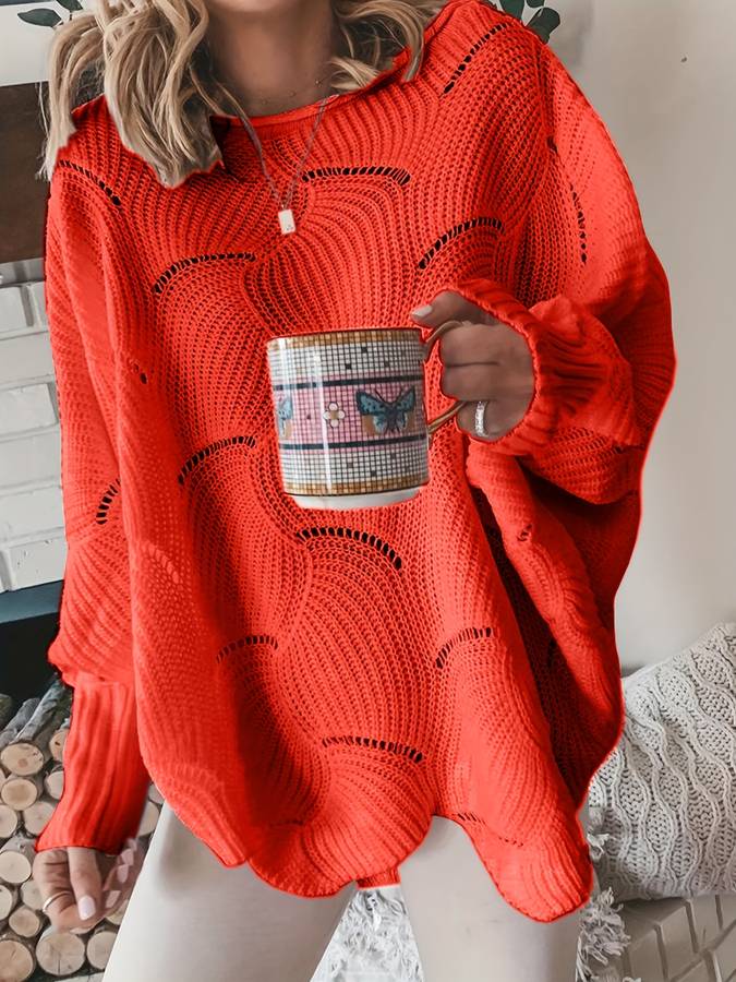 Marita - Schlichter, Lässiger Strickpullover