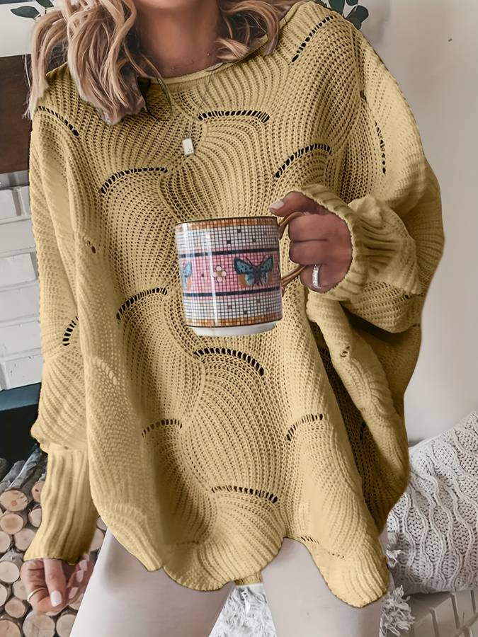 Marita - Schlichter, Lässiger Strickpullover