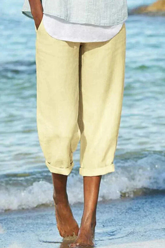 Vienne - Lässige Und Stylische Leinen Hose