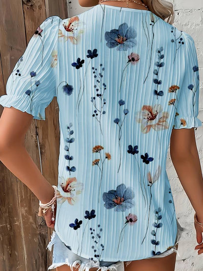 Tabea - Stilvolle Bluse Mit V-Ausschnitt Für Den Frühling