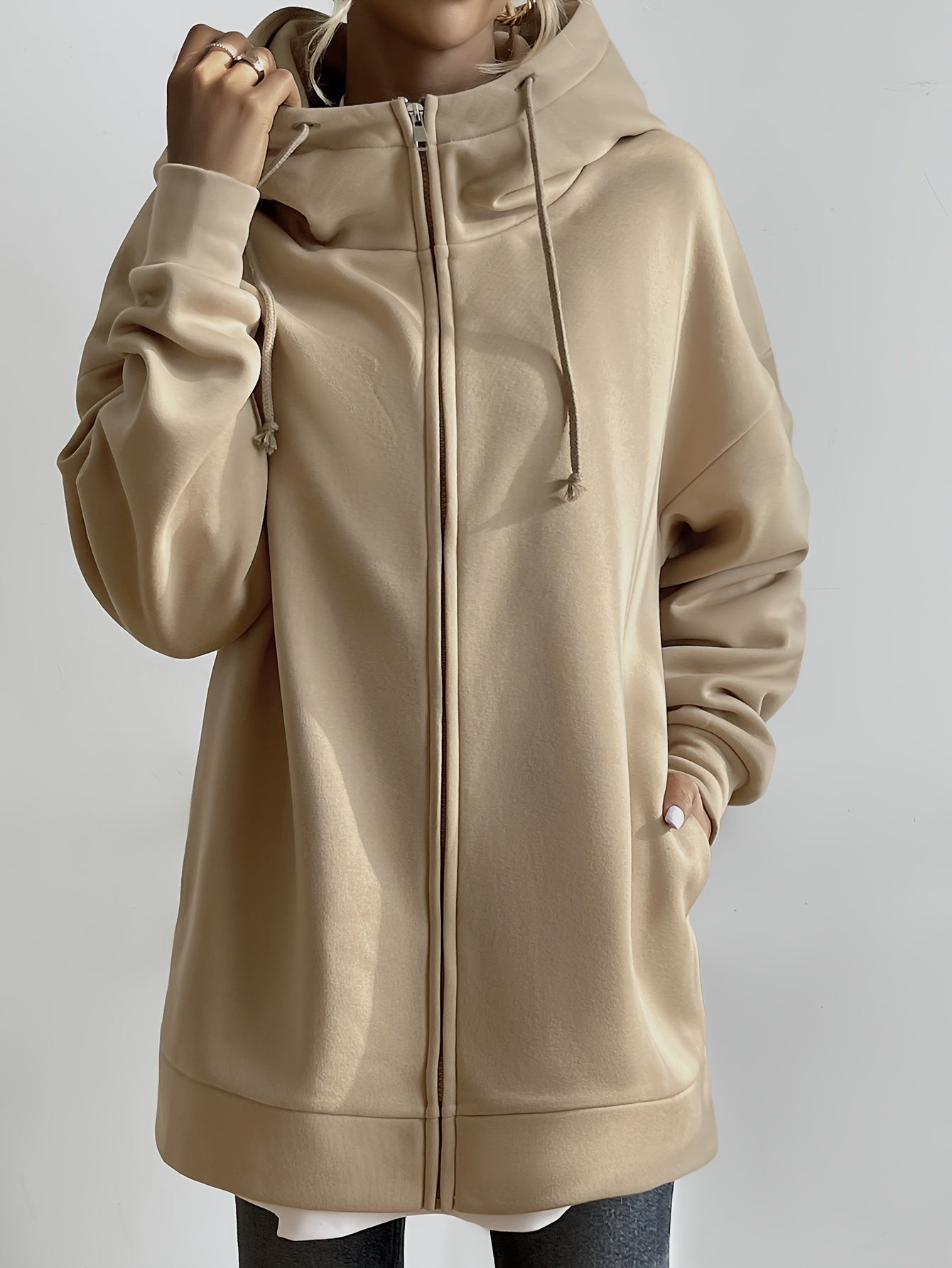 Hannelore - Lässiger Sport-Hoodie Mit Reißverschluss