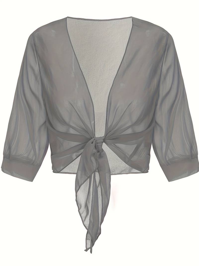 Barbel – Bluse Mit Offener Vorderseite für Den Frühling