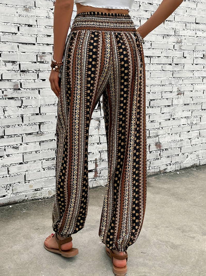 Hylke - Hose Mit Ethno-Grafikdruck Für Damen