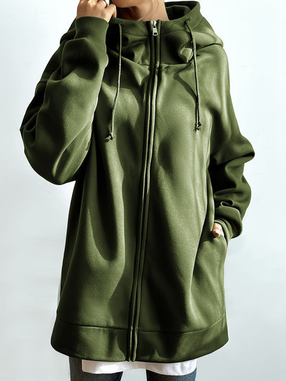 Hannelore - Lässiger Sport-Hoodie Mit Reißverschluss