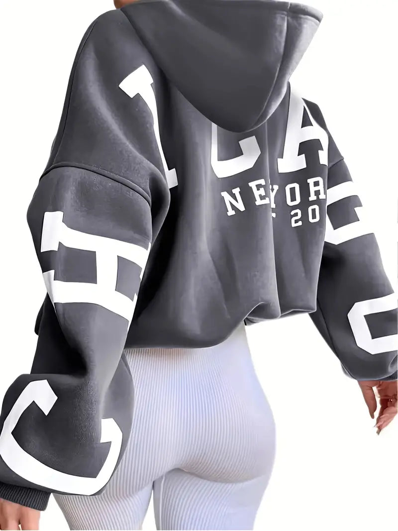 Gudrun – Übergroßer Langarm-Hoodie