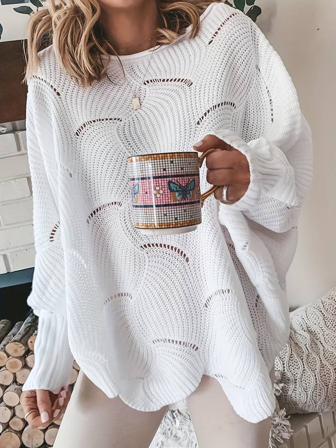 Marita - Schlichter, Lässiger Strickpullover