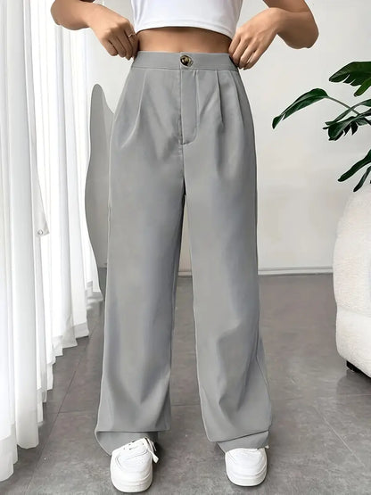 Jip - Stylische Lange Hose Mit Weitem Bein