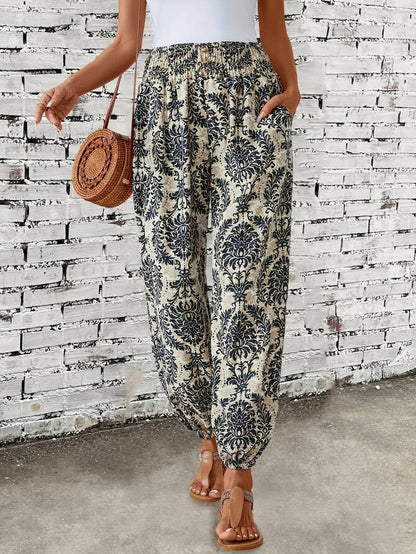 Hylke - Hose Mit Ethno-Grafikdruck Für Damen