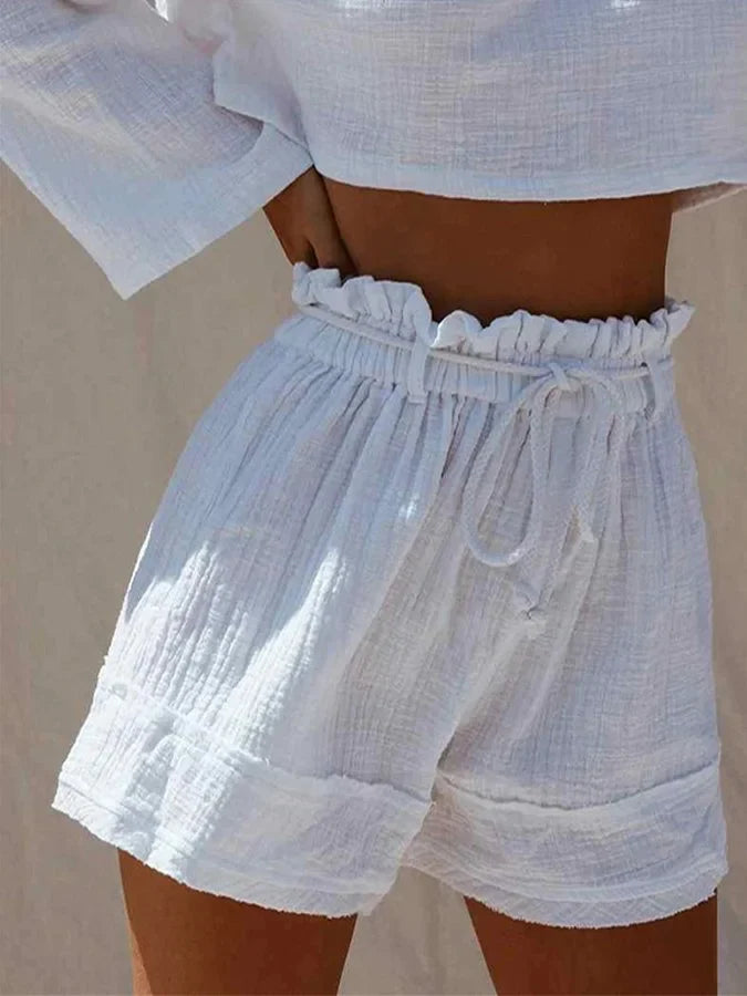 Philine - Lässige Und Stylische Leinen Shorts