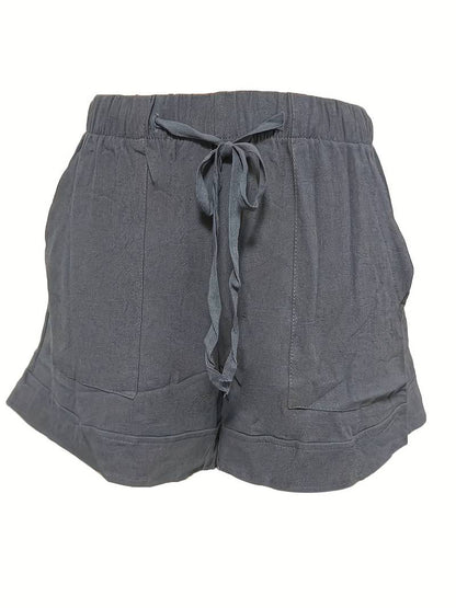 Cato - Shorts Mit Elastischem Bund Und Kordelzug Für Frühling/Sommer