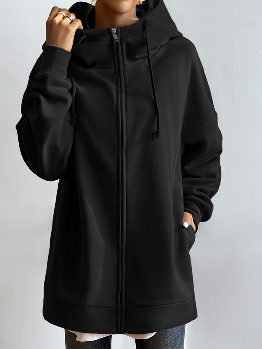 Hannelore - Lässiger Sport-Hoodie Mit Reißverschluss