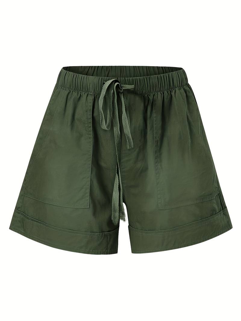 Cato - Shorts Mit Elastischem Bund Und Kordelzug Für Frühling/Sommer