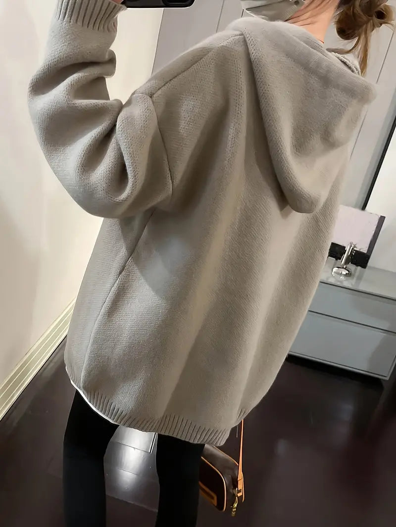 Liane - Kapuzenpullover Mit Lächeln-Design Und Kordelzug