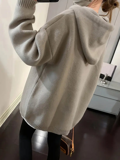 Liane - Kapuzenpullover Mit Lächeln-Design Und Kordelzug