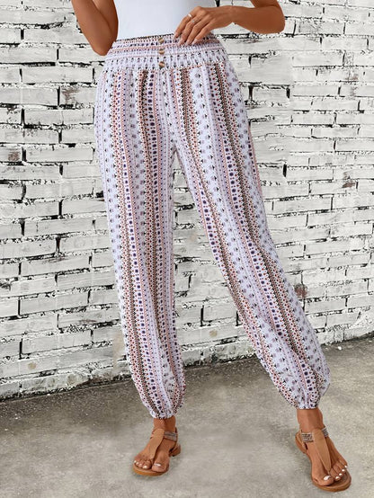 Hylke - Hose Mit Ethno-Grafikdruck Für Damen