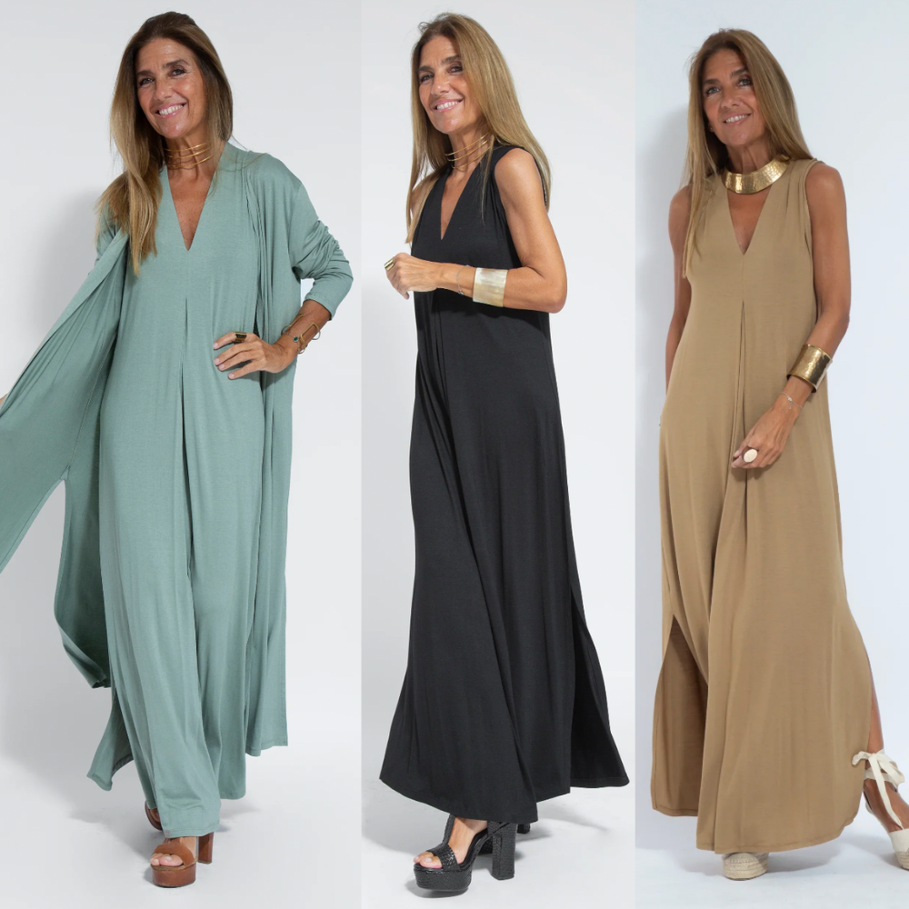 Lieselotte - Langes Kleid Und Weste