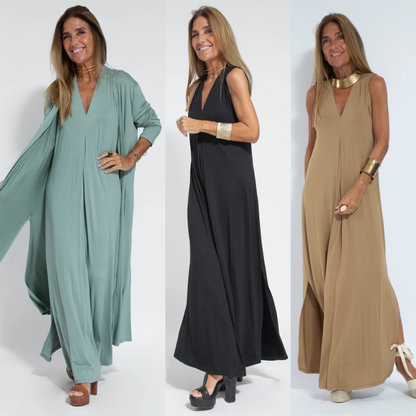 Lieselotte - Langes Kleid Und Weste