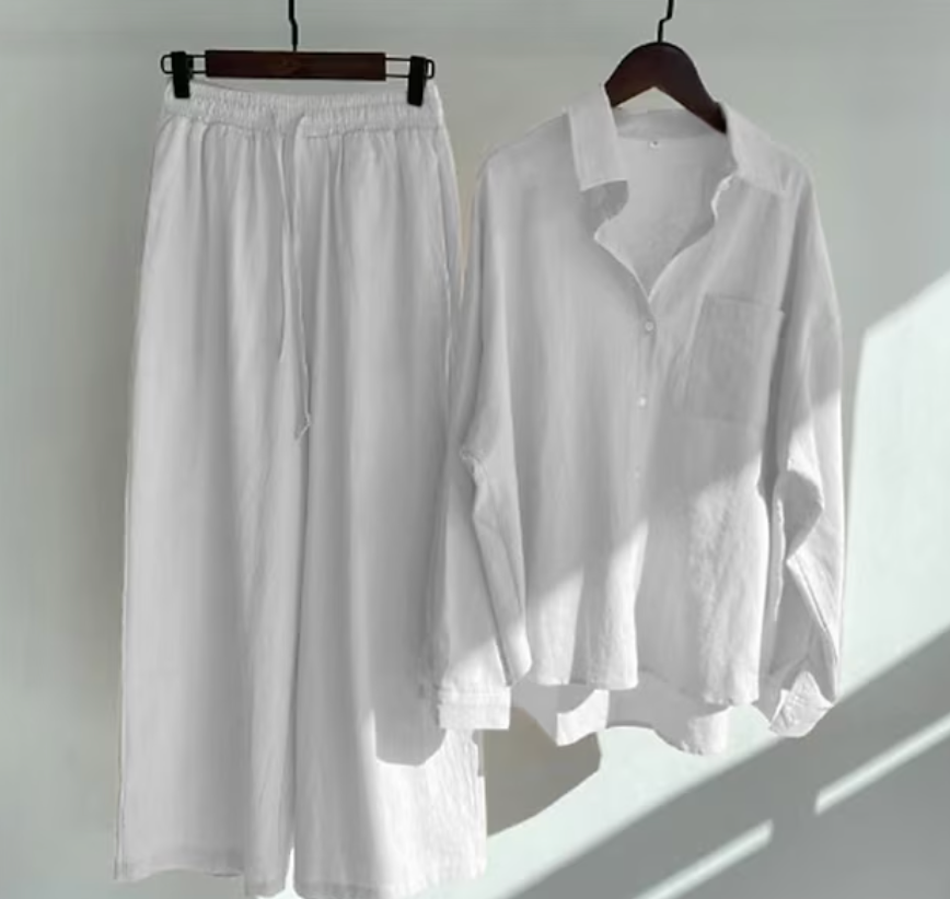 Heda - Stylisches Und Zweiteiliges Leinen Set