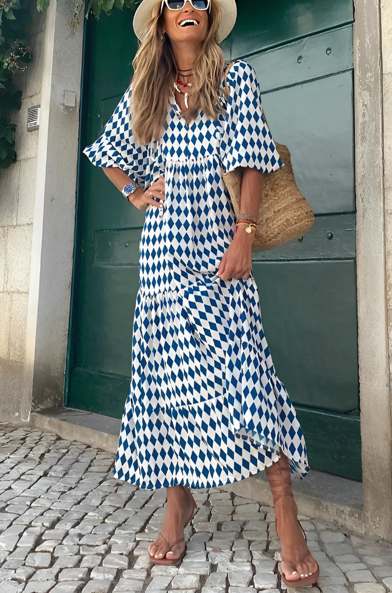 Madita - Langes Maxi Kleid Für Den Sommer