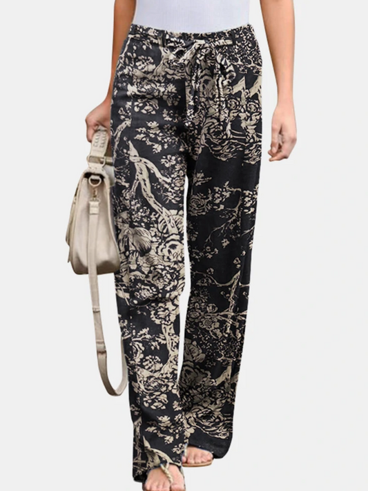 Famke - Lockere Und Stylische Leinen Hose
