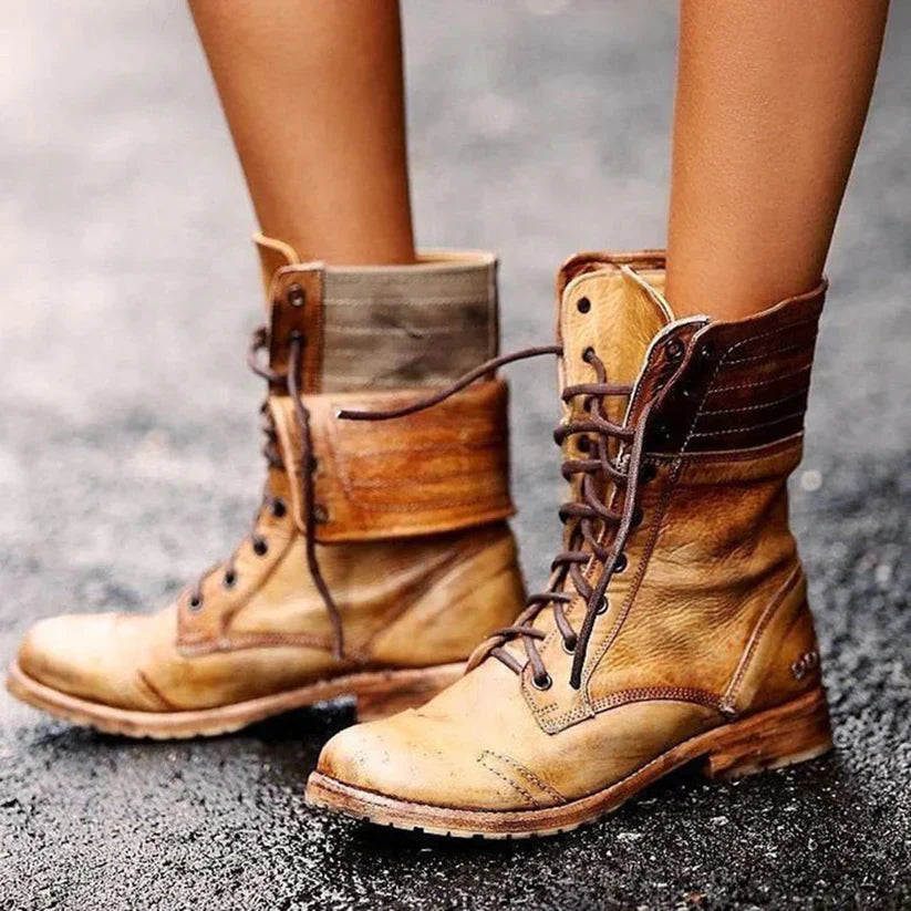 Bente - Stylische Lederstiefel