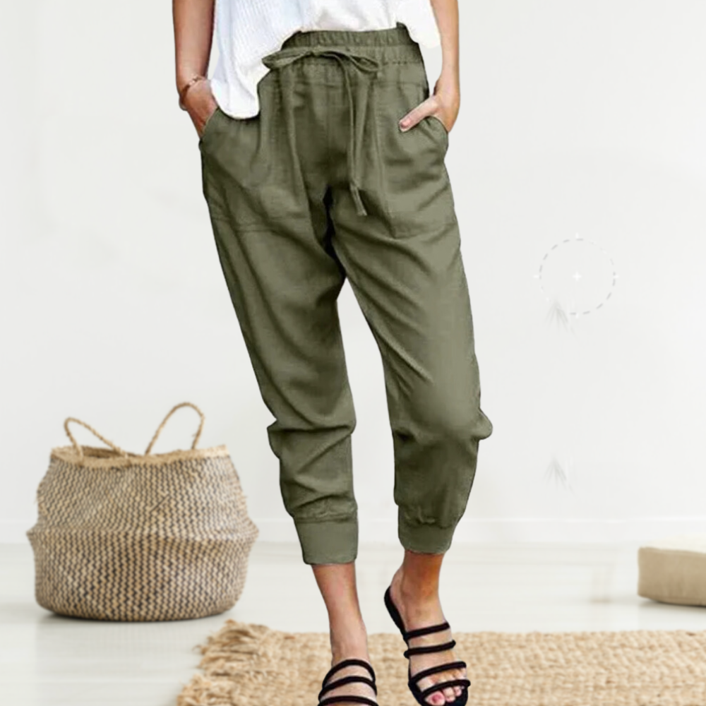 Wendla - Lässige Und Stylische Leinen Hose