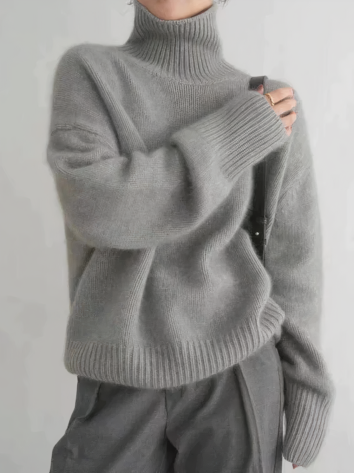 Elvira - Kaschmir-Rollkragenpullover