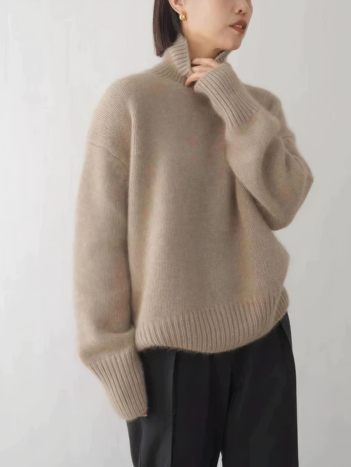 Elvira - Kaschmir-Rollkragenpullover
