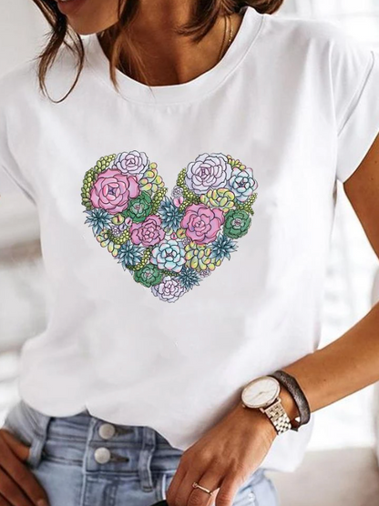 Gudrun - Bedrucktes T-Shirt für Damen