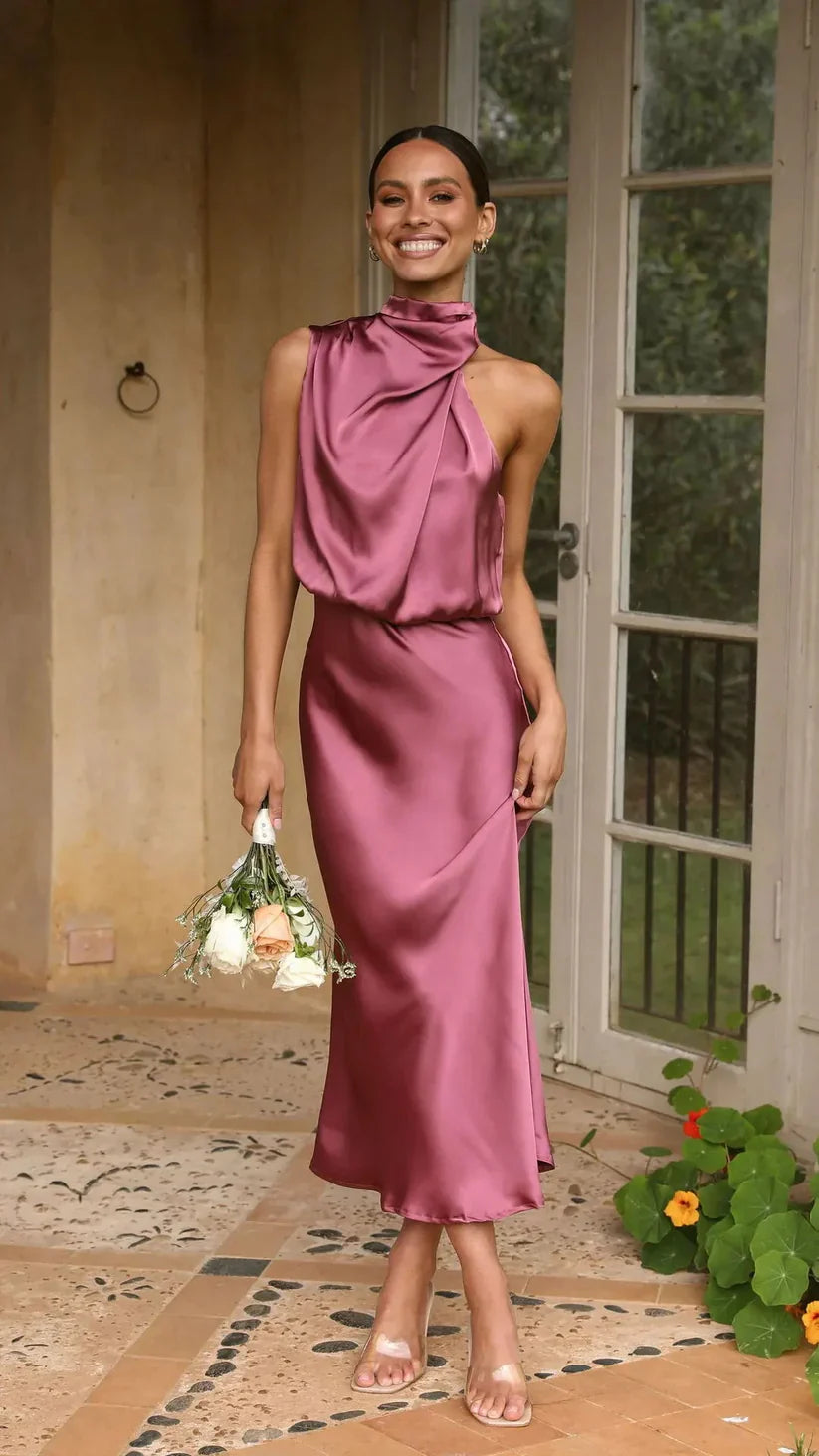 Zelda - Schlichtes One-Shoulder-Kleid