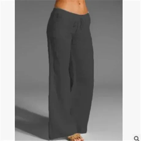 Kim - Weiße Leinenhose