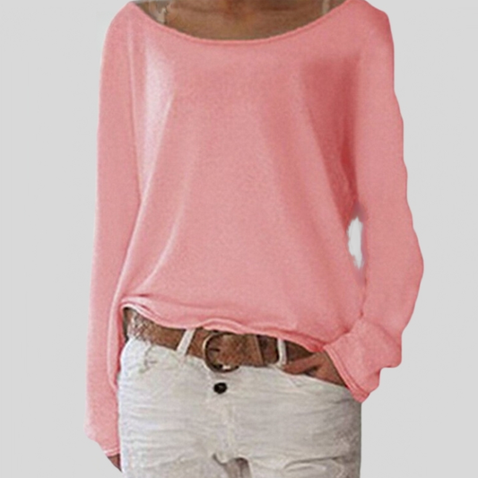 Gesina - Eleganter Leichter Pullover Mit Rundhalsausschnitt