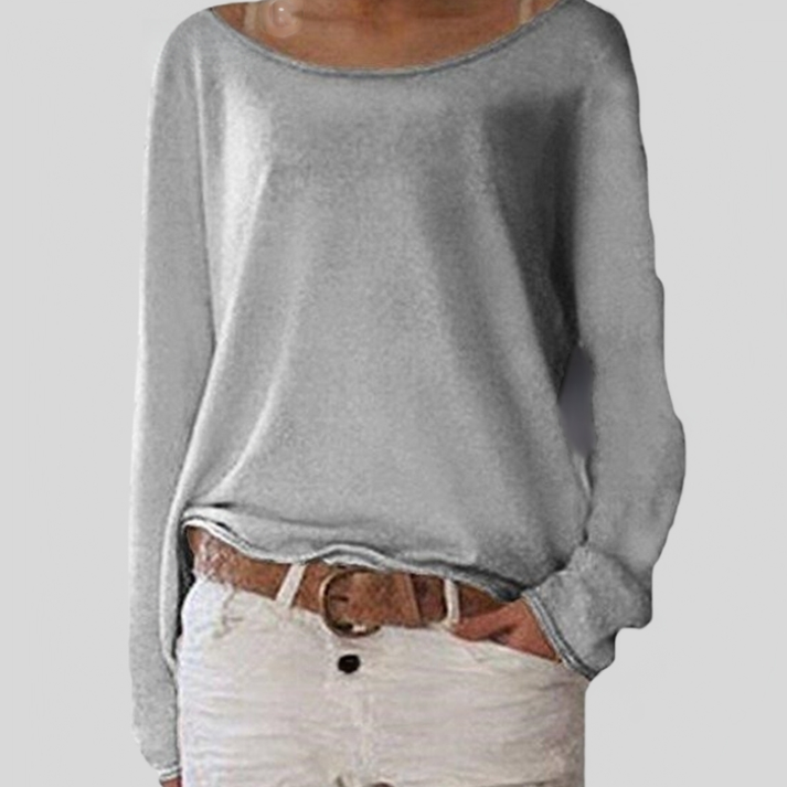 Gesina - Eleganter Leichter Pullover Mit Rundhalsausschnitt