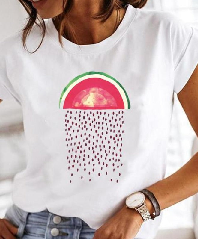 Edda - Super Stylisches T-Shirt Mit Extravaganten Sommer Designs