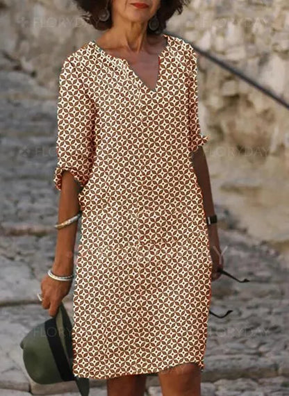 Edelina - Midi Kleid Für Damen